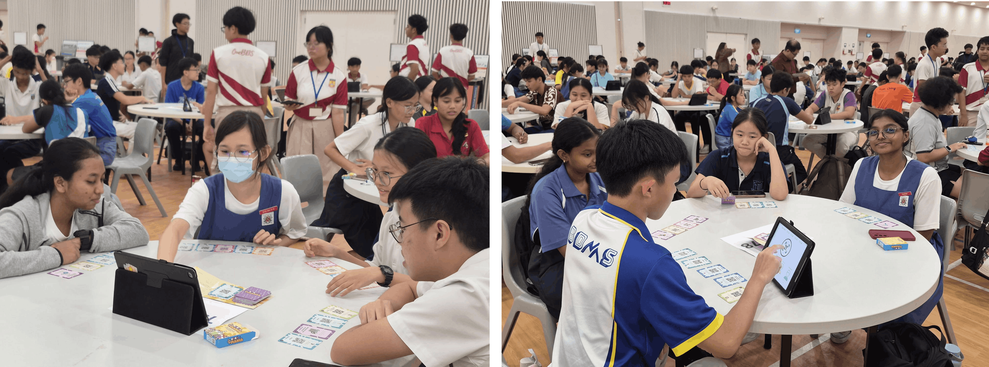 students taking on competition